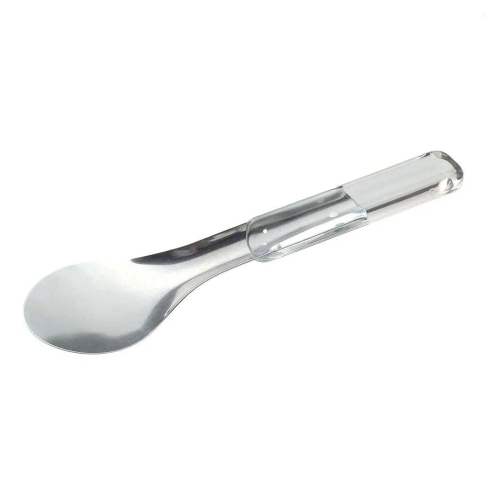 Spatula inghetata, inox, maner culoare alba/transparent, lungime 250mm