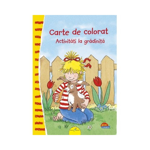 PIXI CREATIV. Carte de colorat: Activitati la gradinita - Uli Velte