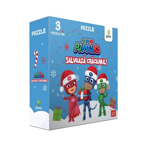 PJ MASKS salveaza Craciunul!