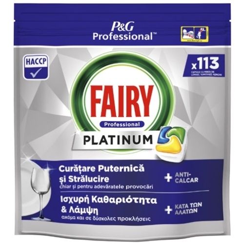Detergent capsule pentru masina de spalat vase 113 buc, Fairy ADW Platinum