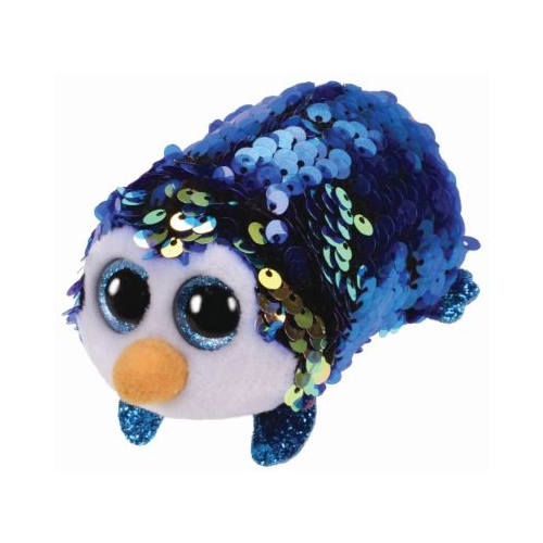 Plus 10 cm Teeny Tys Payton Pinguin Albastru cu Paiete, TY