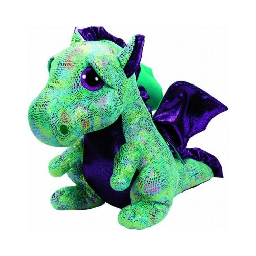Plus 15 cm Boos Cinder Dragon Verde, TY