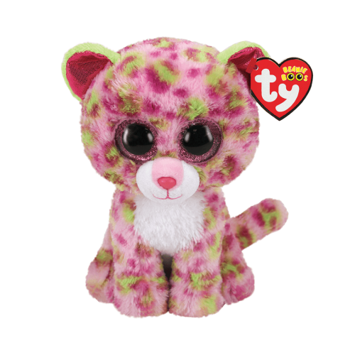 Plus 24 cm Leopard Roz, TY