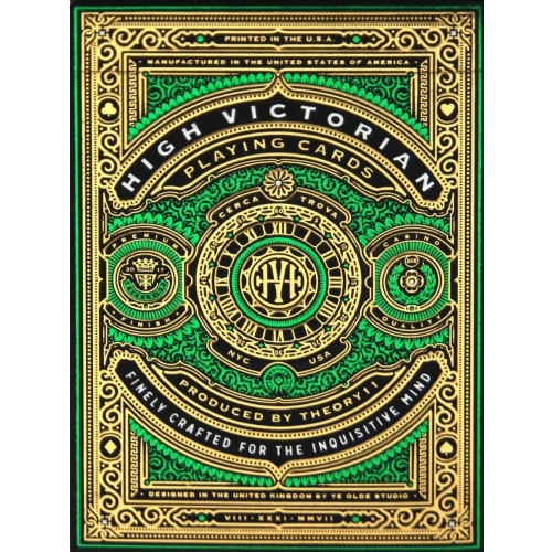 Carti de joc de lux Theory11 High Victorian Green