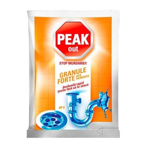 Peak Out Granule Forte pentru desfundat tevi Apa fierbinte, 80 gpe grupdzc.ro✅. Descopera gama copleta de produse la oferte speciale✅!