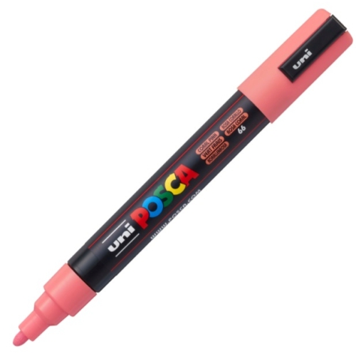 Marker UNI PC-5M 1. 8-2. 5 mm roz coral Posca