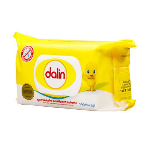 Dalin Servetele umede Dezinfectante/Antibacteriene cu capac, 100 bucpe grupdzc.ro✅. Descopera gama copleta de produse la oferte speciale✅!
