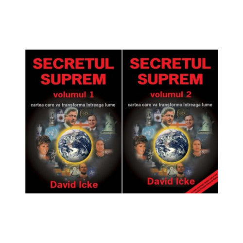 Pachet Secretul Suprem volumele 1 si 2, autor David Icke