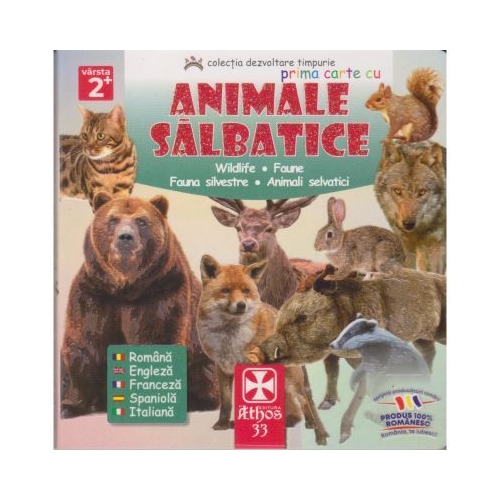 Prima carte cu animale salbatice