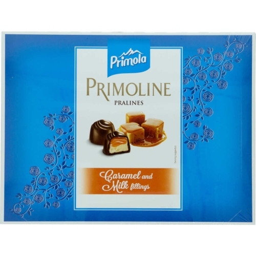 Primola Praline caramel si lapte, 104.5g