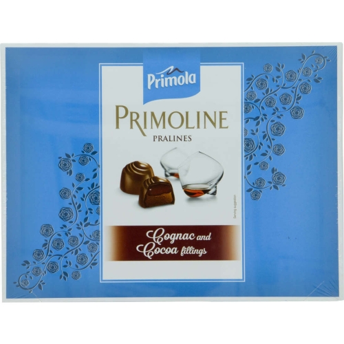 Primola Praline coniac si cacao, 107g