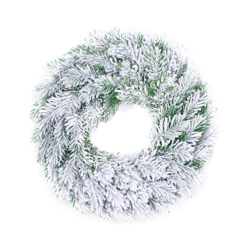 Prosper Coronita brad de plastic verde cu zapada CC193