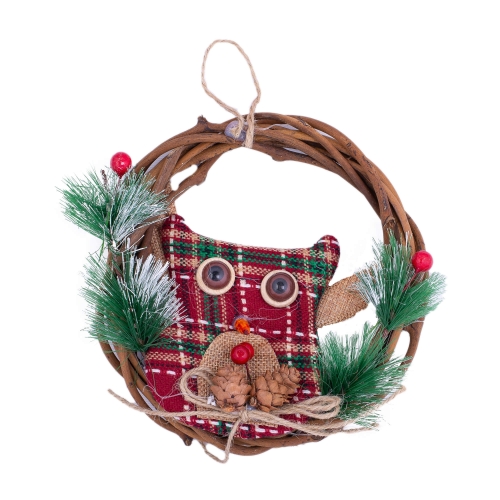 Prosper Ornament coronita din nuiele cu funda, AY110