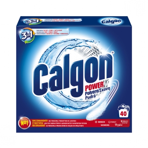 Pudra anticalcar 3 in 1, 2 kg, 40 spalari, Calgon