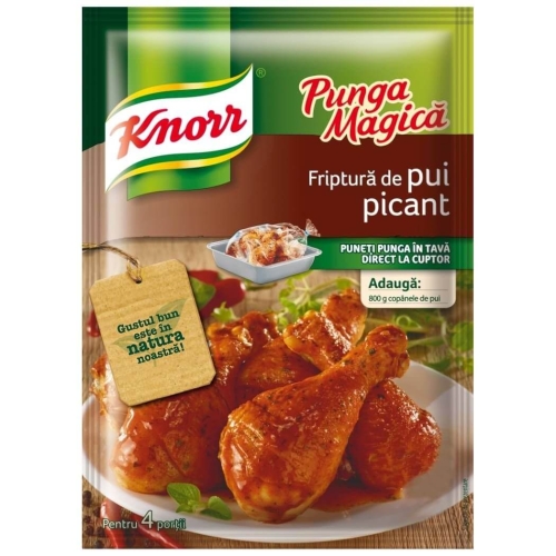 Knorr Punga Magica Condimente pentru Friptura de pui picant, 29 gpe grupdzc.ro✅. Descopera gama copleta de produse la oferte speciale✅!
