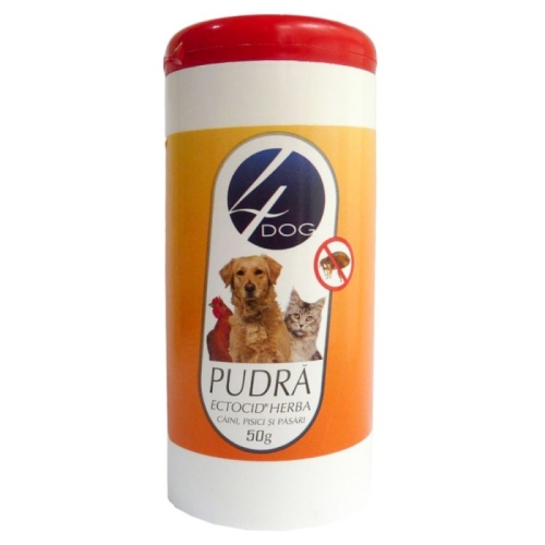 Pulbere antiparazitara, 50 g, 4Dog
