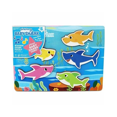 Puzzle muzical Baby Shark, 5 piese, Spin Master