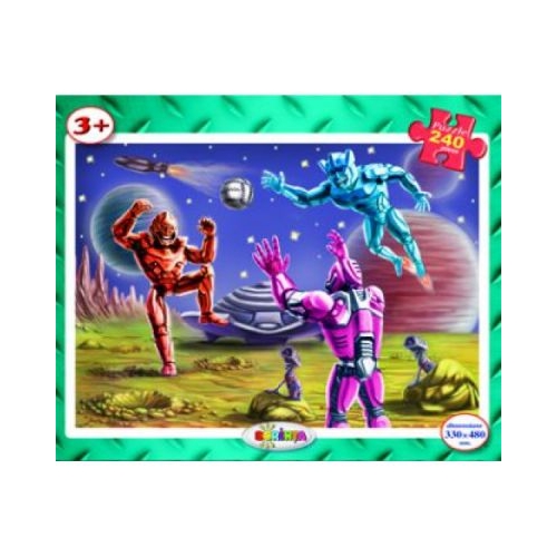 Puzzle Roboti spatiali, editura Dorinta. Puzzle pentru copii.