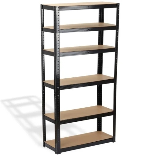 Raft Negru 90Wx45Dx180Hcm pentru depozitare din otel ROTOR