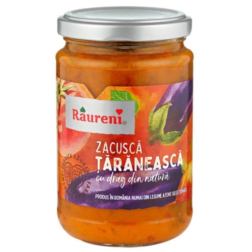 Zacusca taraneasca, 300g, Raureni