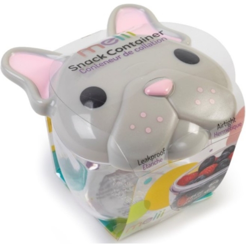 Recipient hrana bebe model bulldog gri Melii