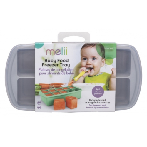 Recipient refrigerare hrana bebe gri 59 ml x 10 cuburi Melii