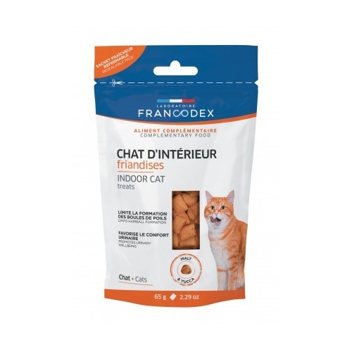 Recompense Antihairball pentru pisici, 65 g, Francodex Snack Cat