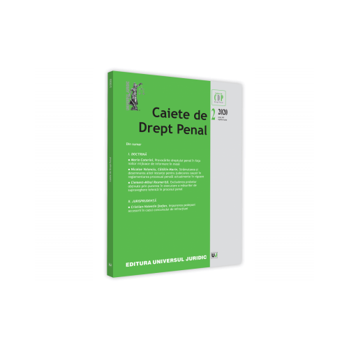 Revista Caiete de drept penal nr. 2/2020