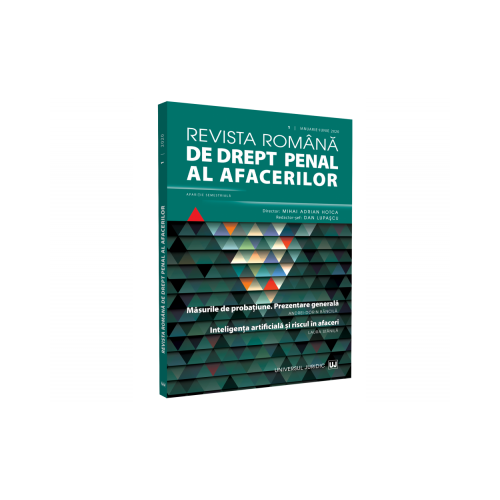 Revista romana de drept penal al afacerilor nr. 1/2020