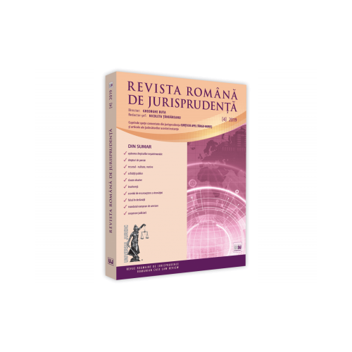 Revista romana de jurisprudenta nr. 4/2019