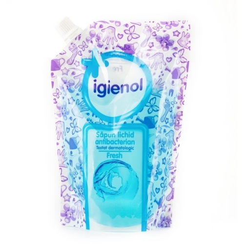 Igienol Rezerva Sapun Lichid Antibacterian Fresh, 500 ml