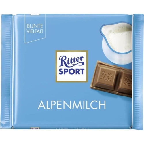 Ritter Sport Ciocolata cu lapte, 100g