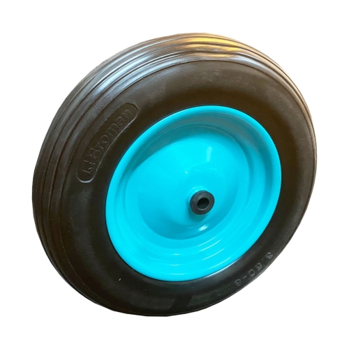 Roata Broman 3.50-8 spuma, bucsa si ax 14