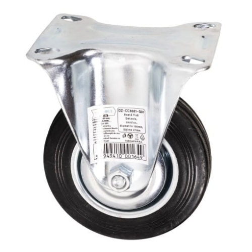 Roata fixa Detoolz, cauciuc 100x27mm, G01