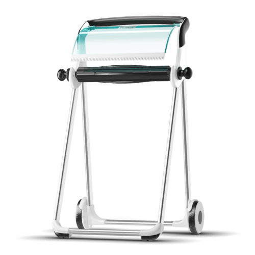 Dispenser mobil pentru rola industriala, Alb/Turcoaz, Tork 652000