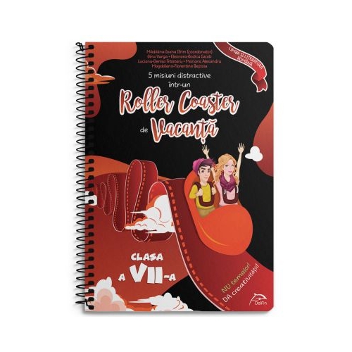 5 misiuni distractive intr-un Roller Coaster de Vacanta Limba si literatura romana Clasa a VII-a caiet de vacanta - Madalina-Ioana Ifrim, editura Delfin
