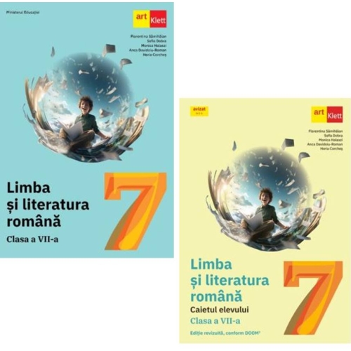 Pachet Limba si literatura romana pentru clasa a 7-a manual si caiet - Florentina Samihaian