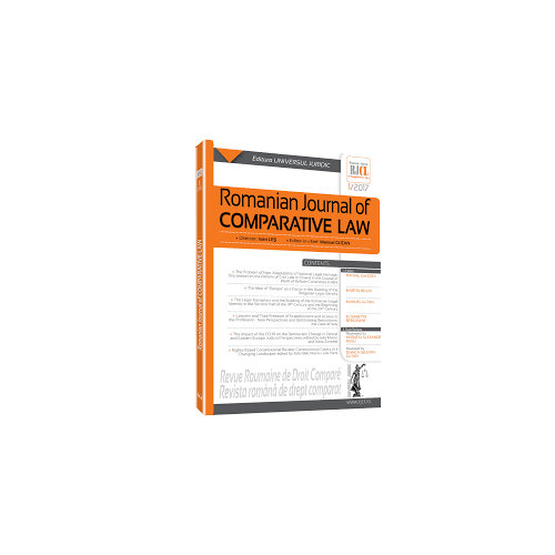 Romanian Journal of Comparative Law nr. 1/2017