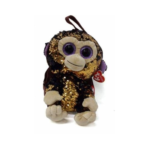 Rucsac de plus cu paiete maimuta Coconut, TY