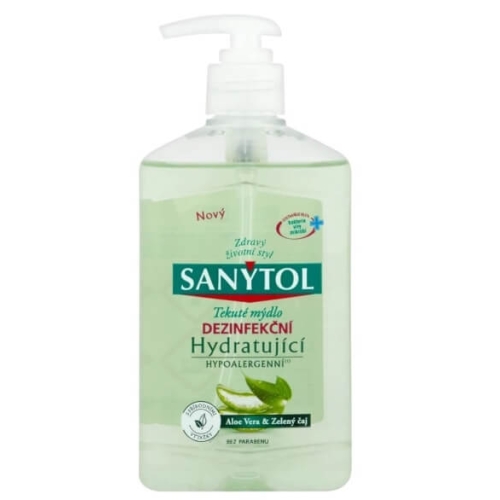 Sanytol Dezinfectant Sapun Lichid Antibacterian Aloe Vera & Ceai Verde, 250 ml