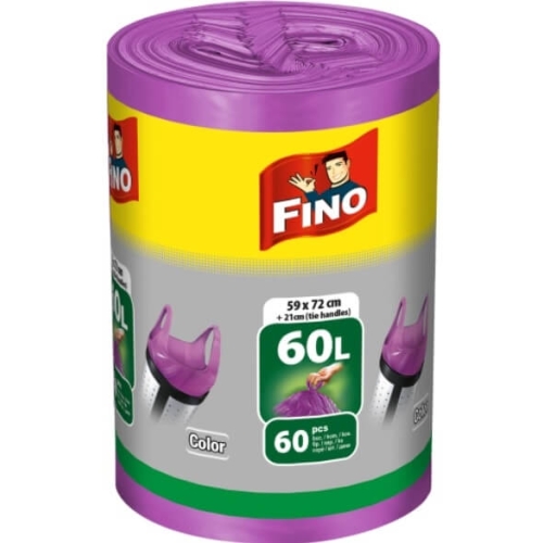 Fino Saci menajeri cu manere 60 L, 60 buc