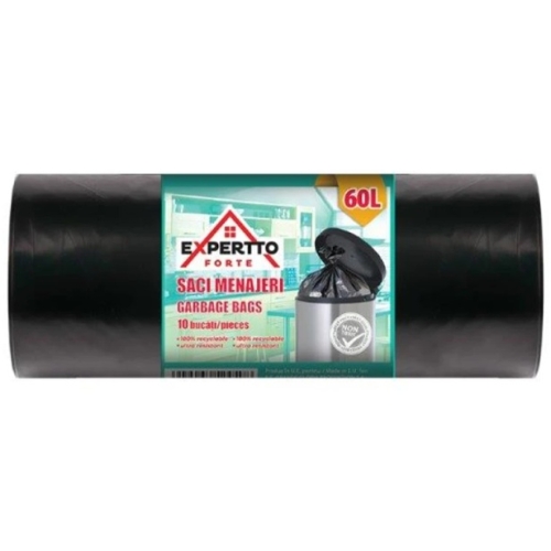 Saci menajeri, 10 buc, 60 L, Expertto