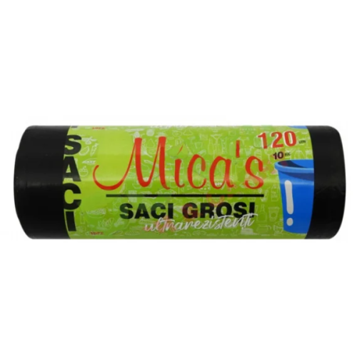 Saci menajeri negri 120 l, 10 buc, Mica's