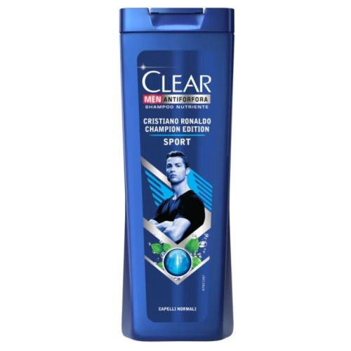 Sampon antimatreata barbati Cristiano Ronaldo Champion Edition Sport, 400, Clear Men Sampon de par Clear grupdzc