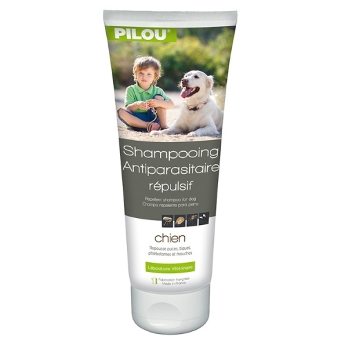 Sampon antiparazitar pentru caini, 250 ml, Pilou