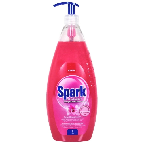 Sano Spark detergent de vase cu pompita, Flori de migdale, 1Lpe grupdzc.ro✅. Descopera gama copleta de produse la oferte speciale✅!