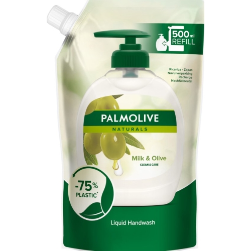 PALMOLIVE NATURALS REZERVA SAPUN LICHID MILK&OLIVE 500ML