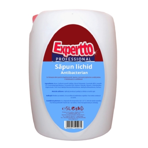 Sapun lichid antibacterian, 5 L, Expertto, hidratant. Produse de igiena si ingrijire corp