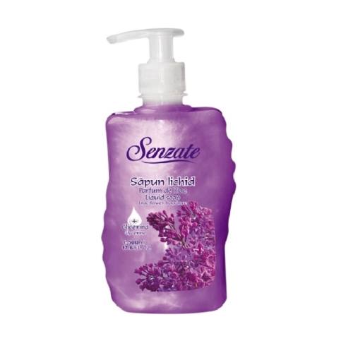 Sapun lichid liliac, 500 ml, Senzate	