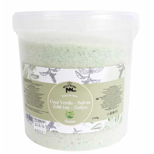 Sare de baie, galeata de 5kg, aroma ceai verde, Z-TOOLS